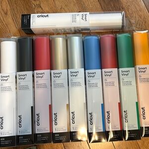 Cricut Smart Vinyl Set - Assorted Colors 10 total